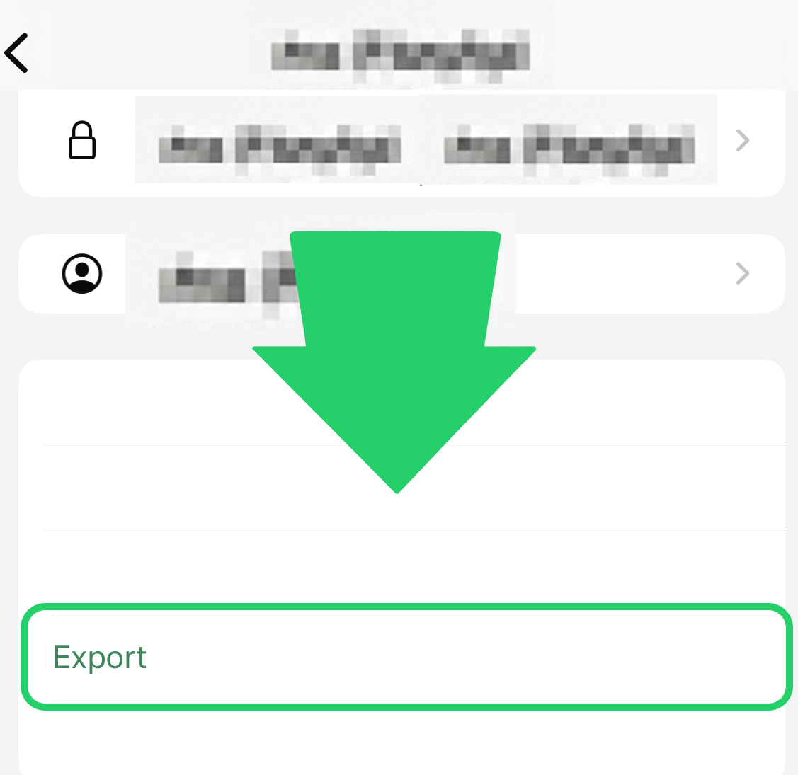 how to export chat from WhatsApp